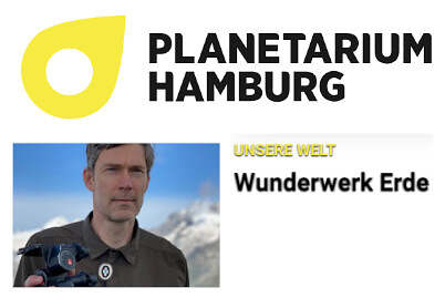 Christian Klepp mit Wunderwerk Erde im Planetarium Hamburg
