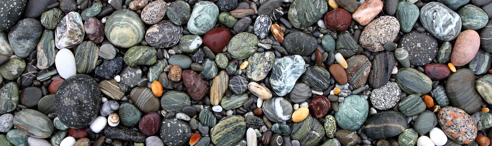 Pebbles at Gillespies Beach on New Zealands South Island