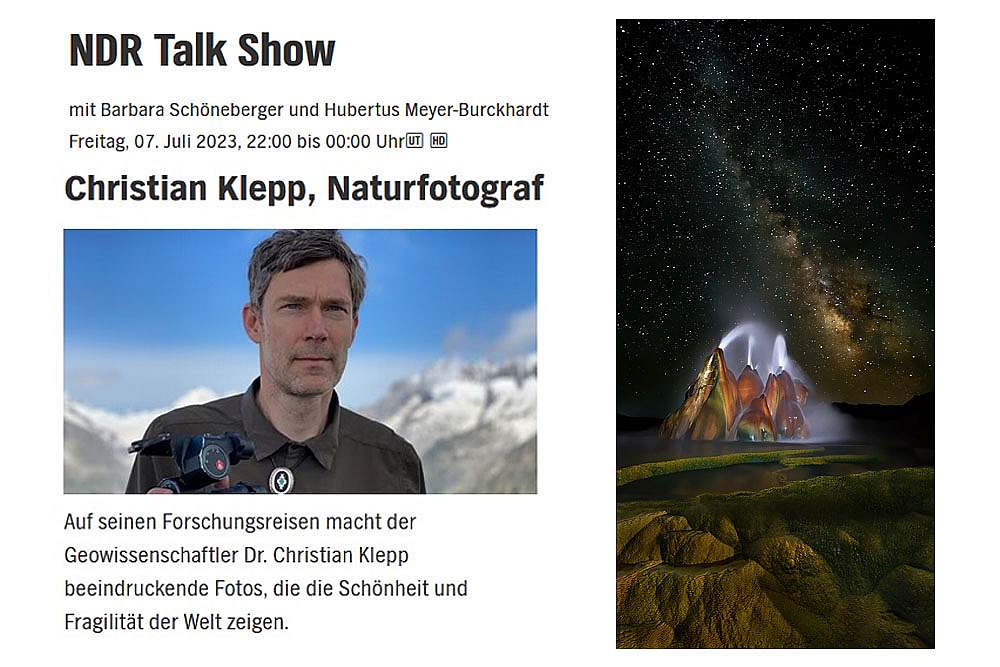 Christian Klepp in the NDR Talkshow