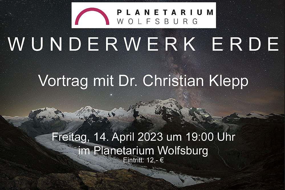 Lecture Wunderwerk Earth at Planetarium Wolfsburg